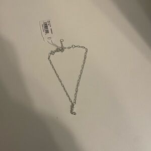 Kendra Scott Crystal silver L bracelet
